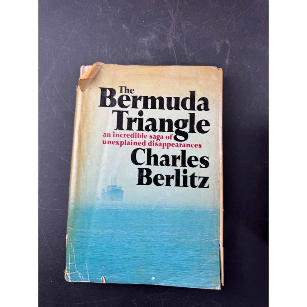 The Bermuda Triangle Charles Berlitz 1974 Hardcover Vintage Mystery Book
